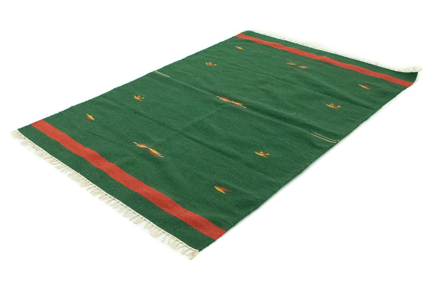 Moderne kilim Tæppe 180x120cm - Uldtæppe