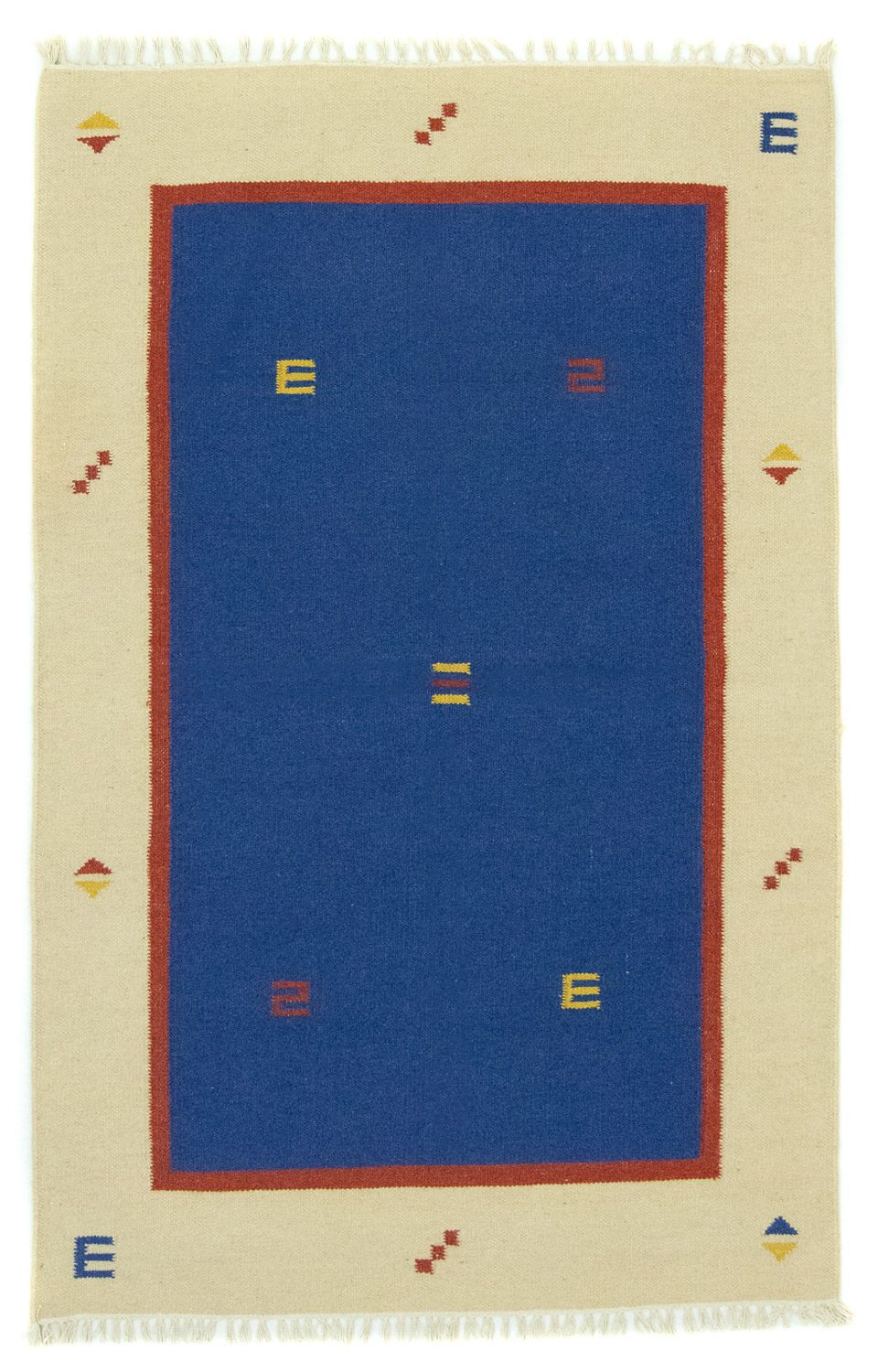 Kelim-tæppe - Trendy - 180 x 120 cm - blå