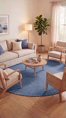 Kelim-tæppe - Trendy - Fancy - rundt