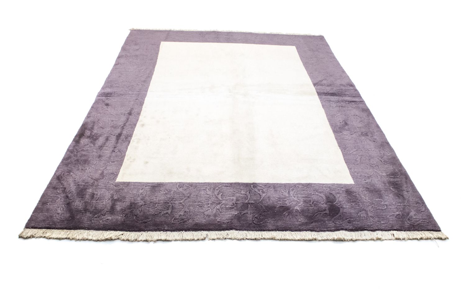 Nepal Tæppe - 244 x 175 cm - beige