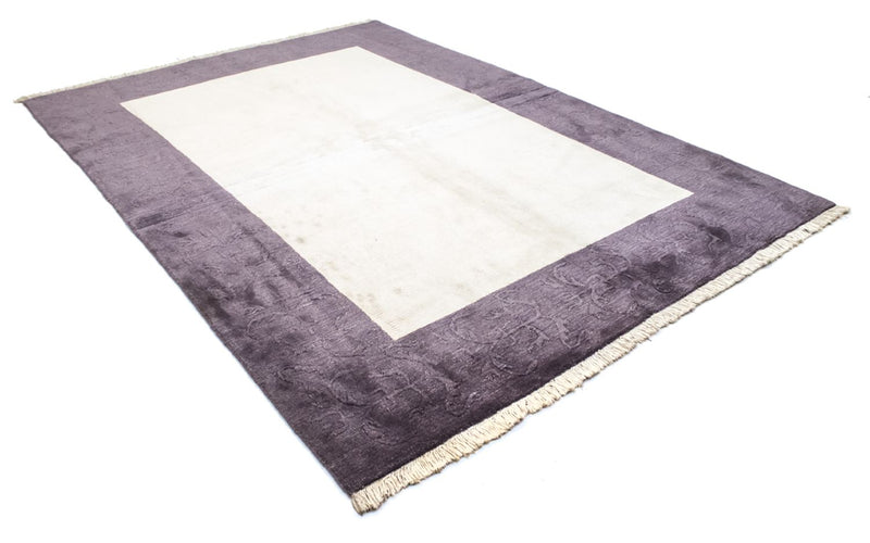 Nepal Tæppe - 244 x 175 cm - beige