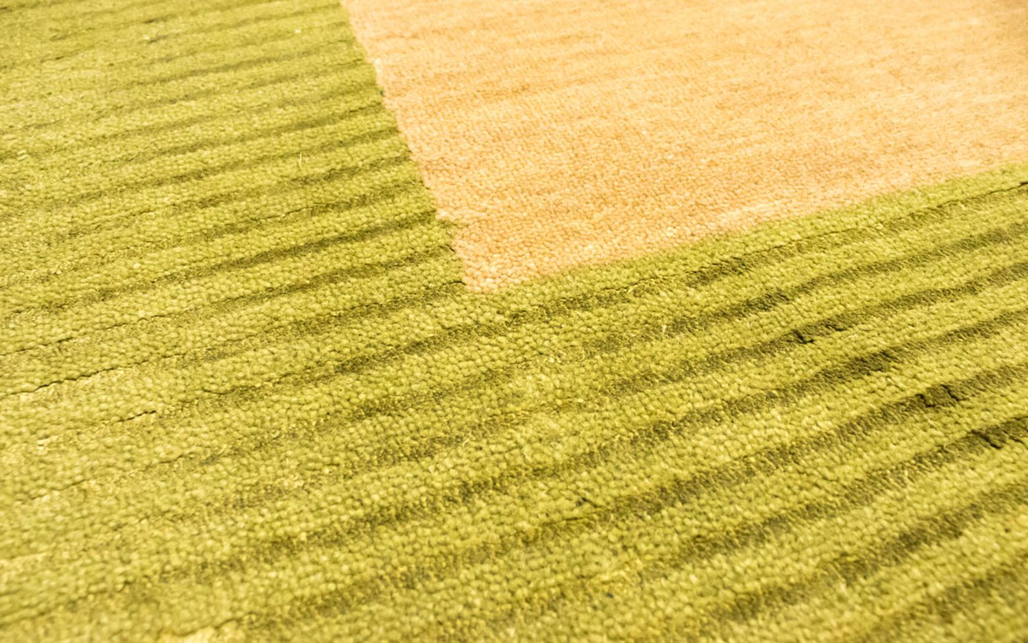 Uldtæppe - 242 x 156 cm - orange