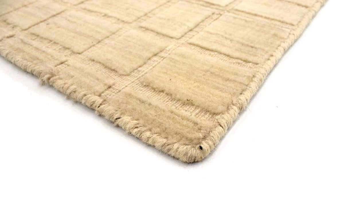 Uldtæppe - 89 x 55 cm - beige