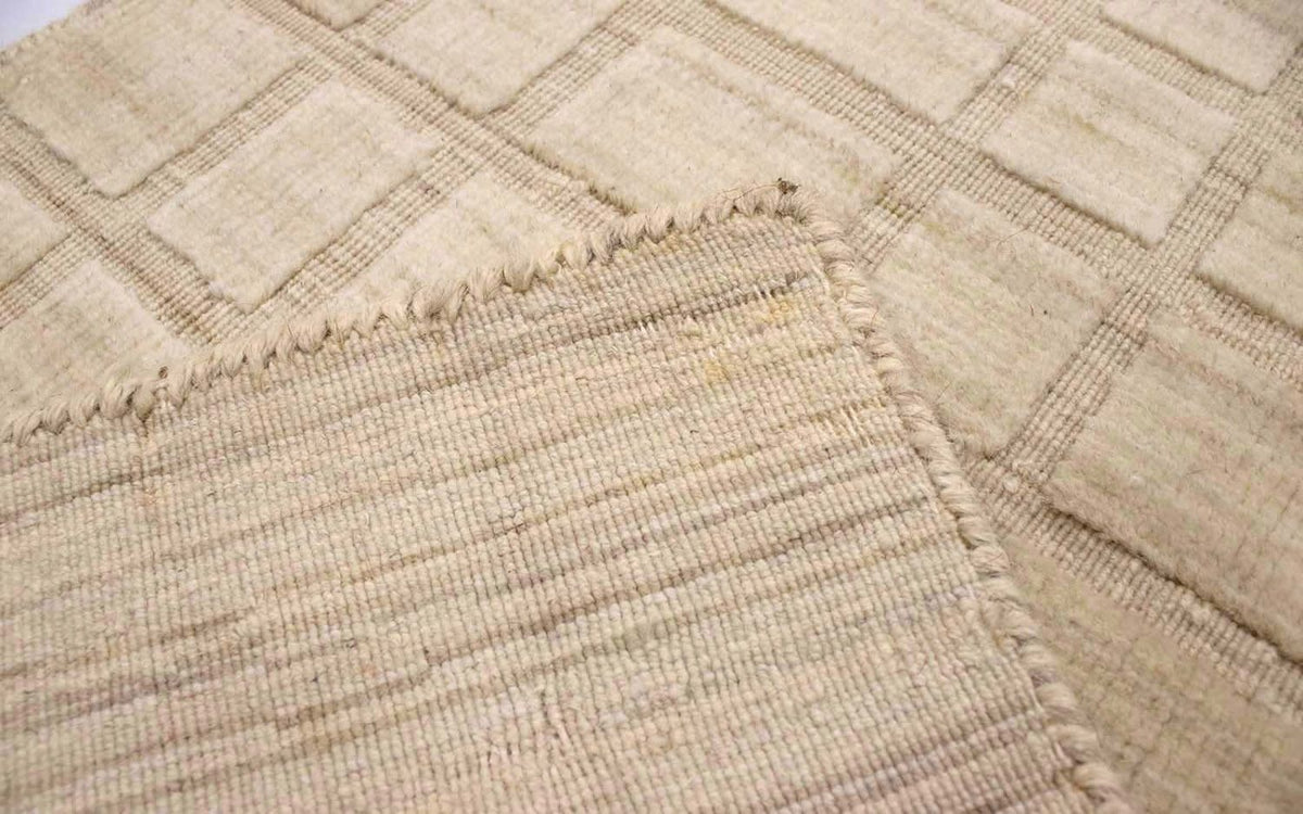 Uldtæppe - 89 x 55 cm - beige