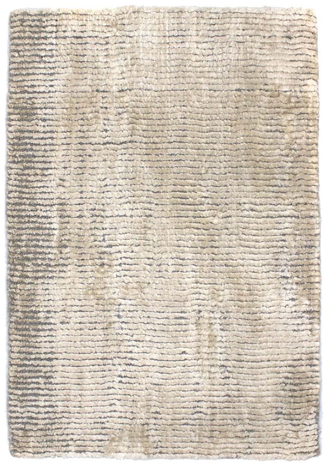 Viskose tæppe - 95 x 65 cm - beige