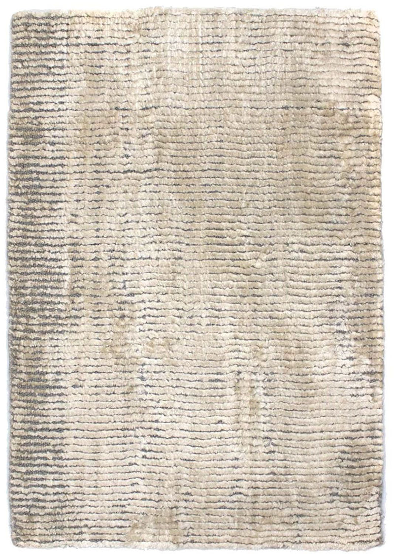 Viskose tæppe - 95 x 65 cm - beige