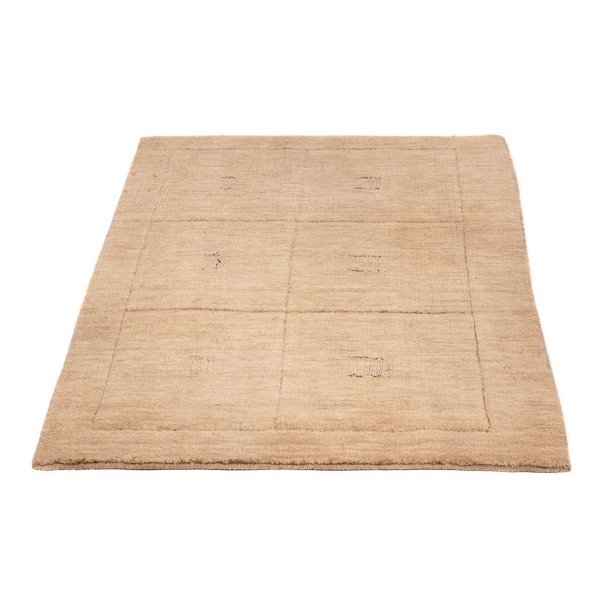 Gabbeh Tæppe - Loribaft Softy - 117 x 85 cm - lys beige