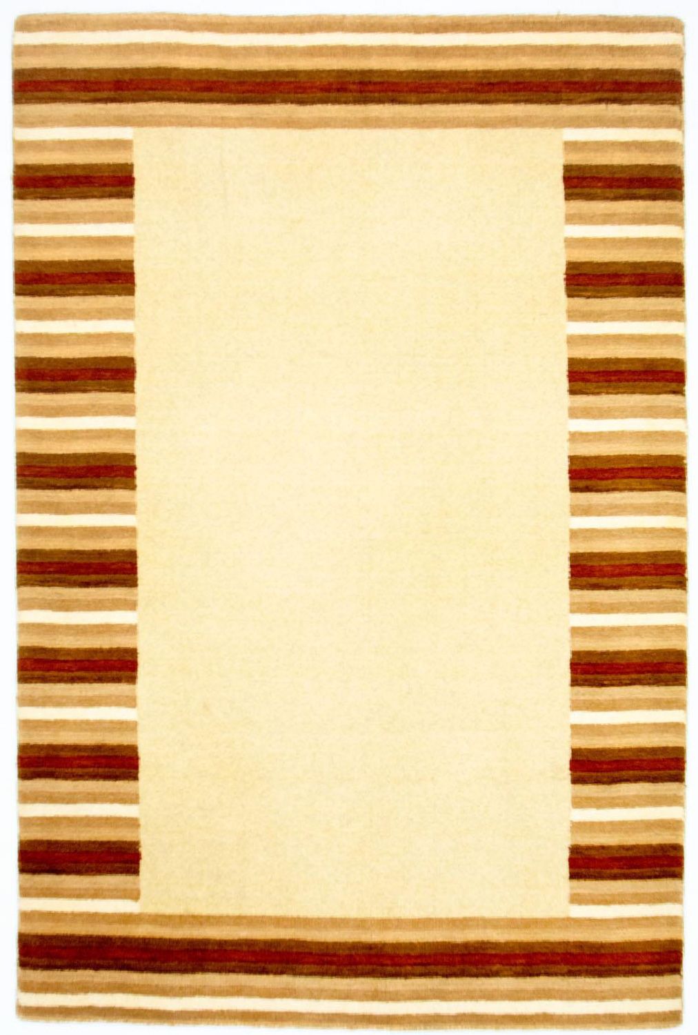 Uldtæppe - 177 x 116 cm - beige