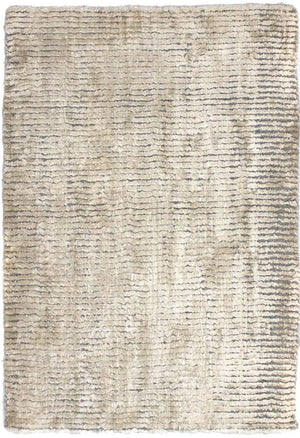 Viskose tæppe - 95 x 66 cm - beige