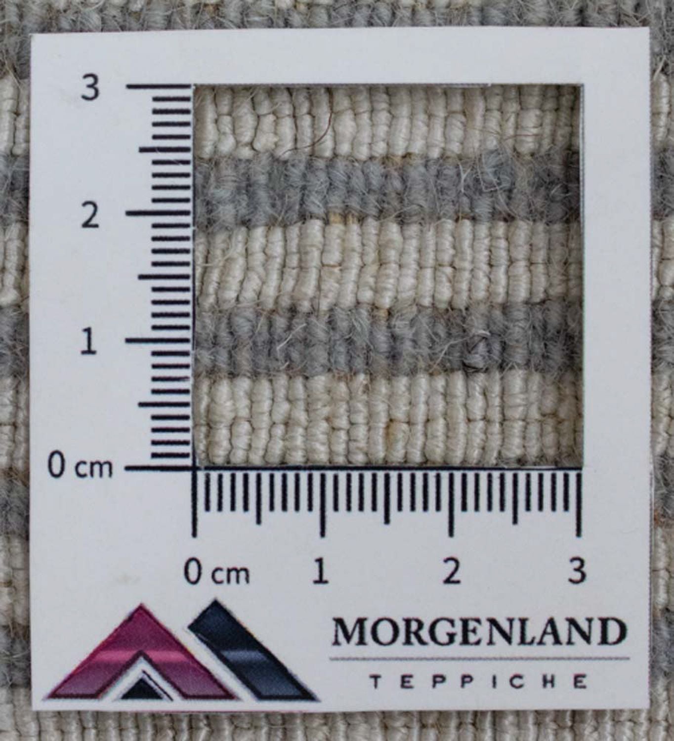 Viskose tæppe - 95 x 66 cm - beige