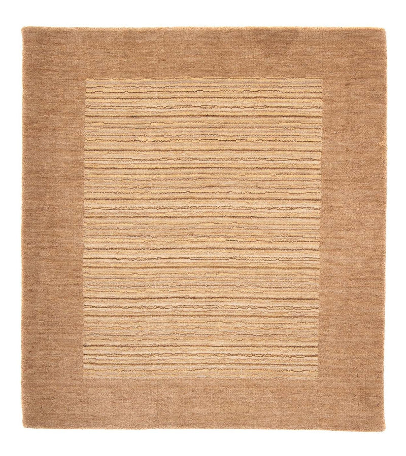 Gabbeh Tæppe - Loribaft Softy - 117 x 91 cm - lys brun