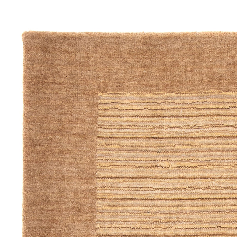 Gabbeh Tæppe - Loribaft Softy - 117 x 91 cm - lys brun