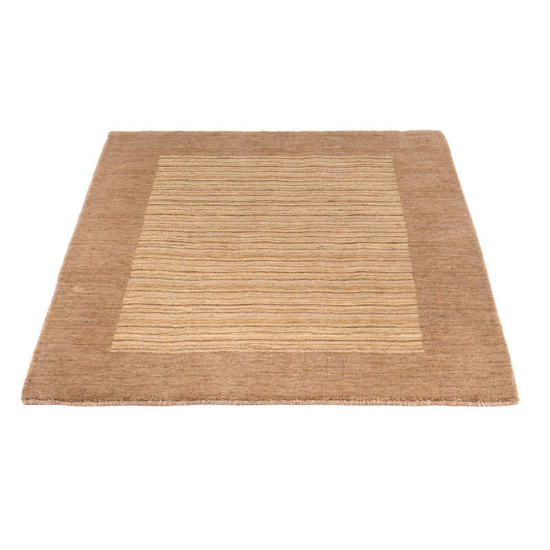 Gabbeh Tæppe - Loribaft Softy - 117 x 91 cm - lys brun