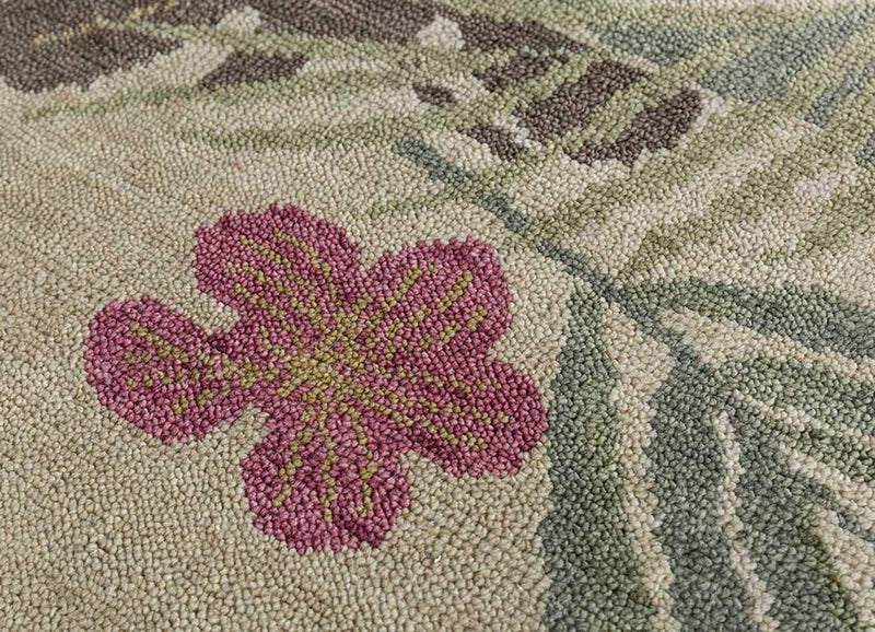 Uldtæppe - 300 x 200 cm - guld