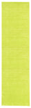 Løber Gabbeh-tæppe - Indus - 400 x 80 cm - lime grøn