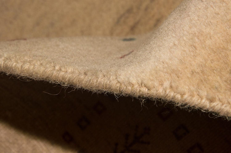 Gabbeh Tæppe - Loribaft Persisk - 200 x 146 cm - beige
