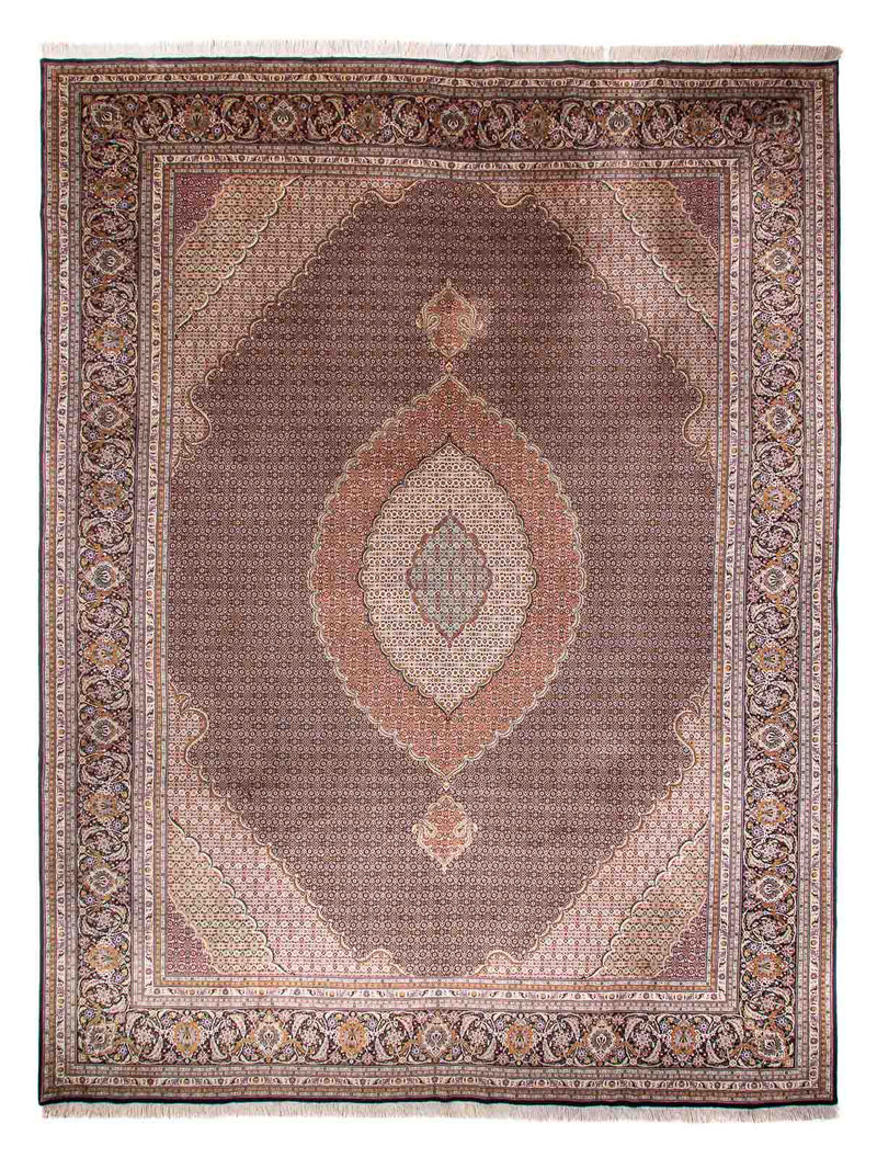 Persisk tæppe - Tabriz - Royal - 390 x 304 cm - sort