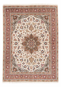 Persisk tæppe - Tabriz - Royal - 214 x 149 cm - creme
