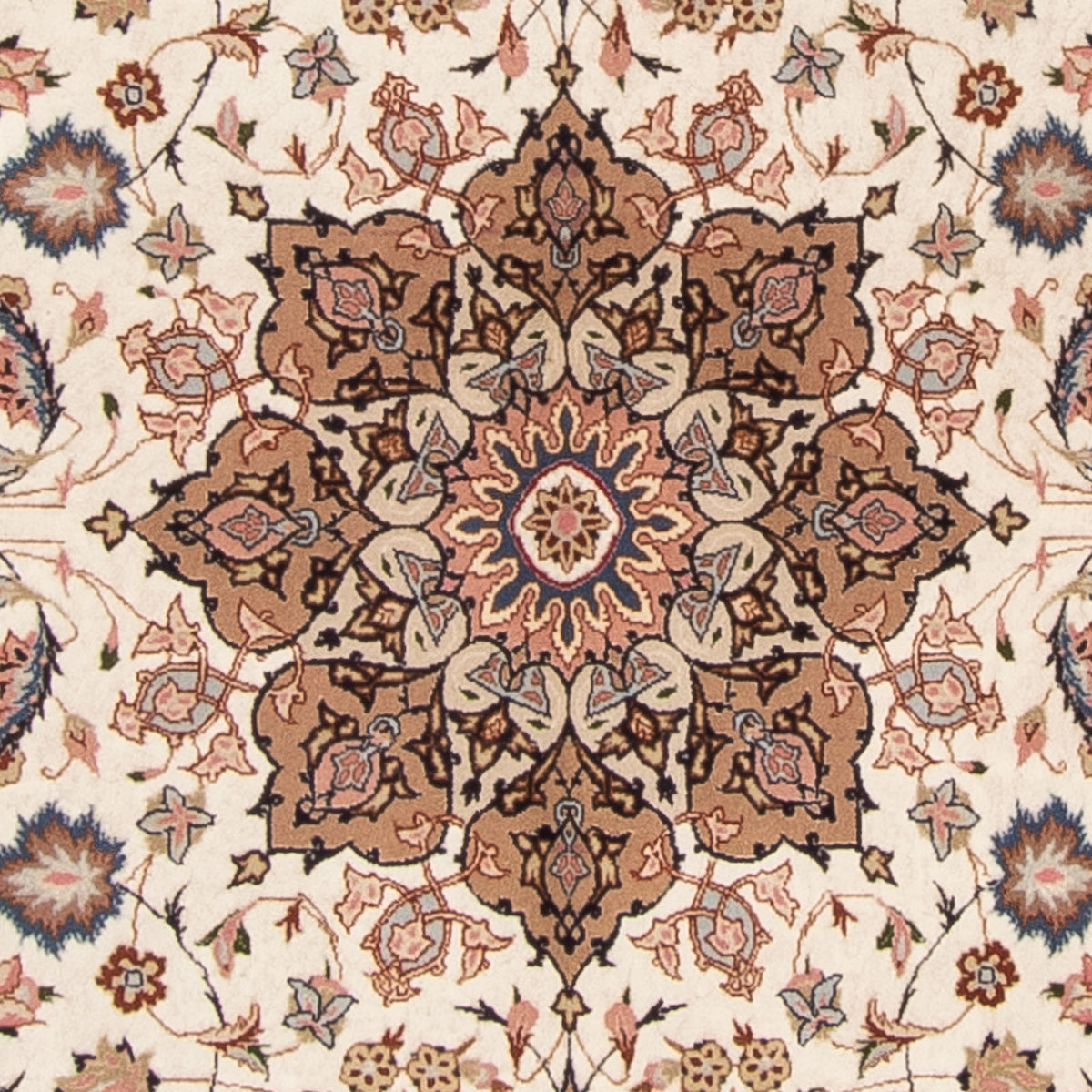 Persisk tæppe - Tabriz - Royal - 214 x 149 cm - creme