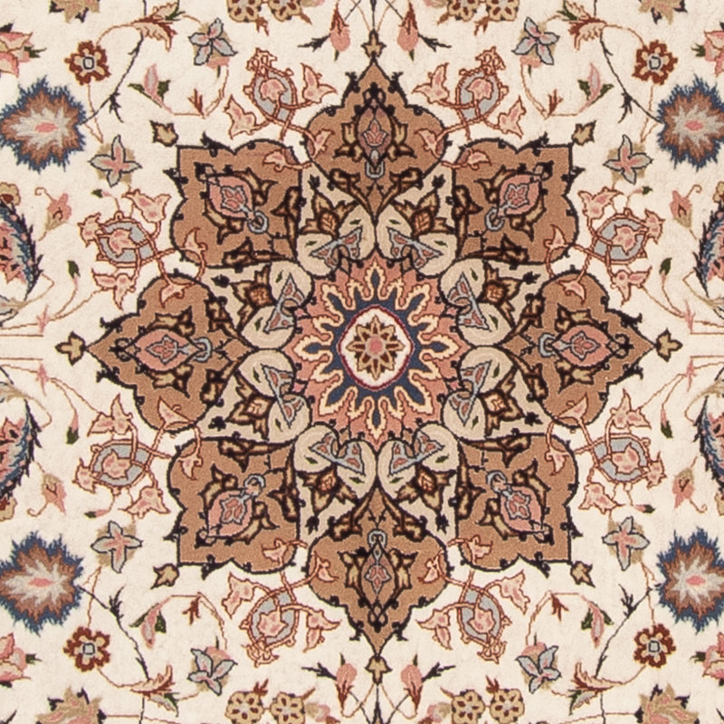 Persisk tæppe - Tabriz - Royal - 214 x 149 cm - creme