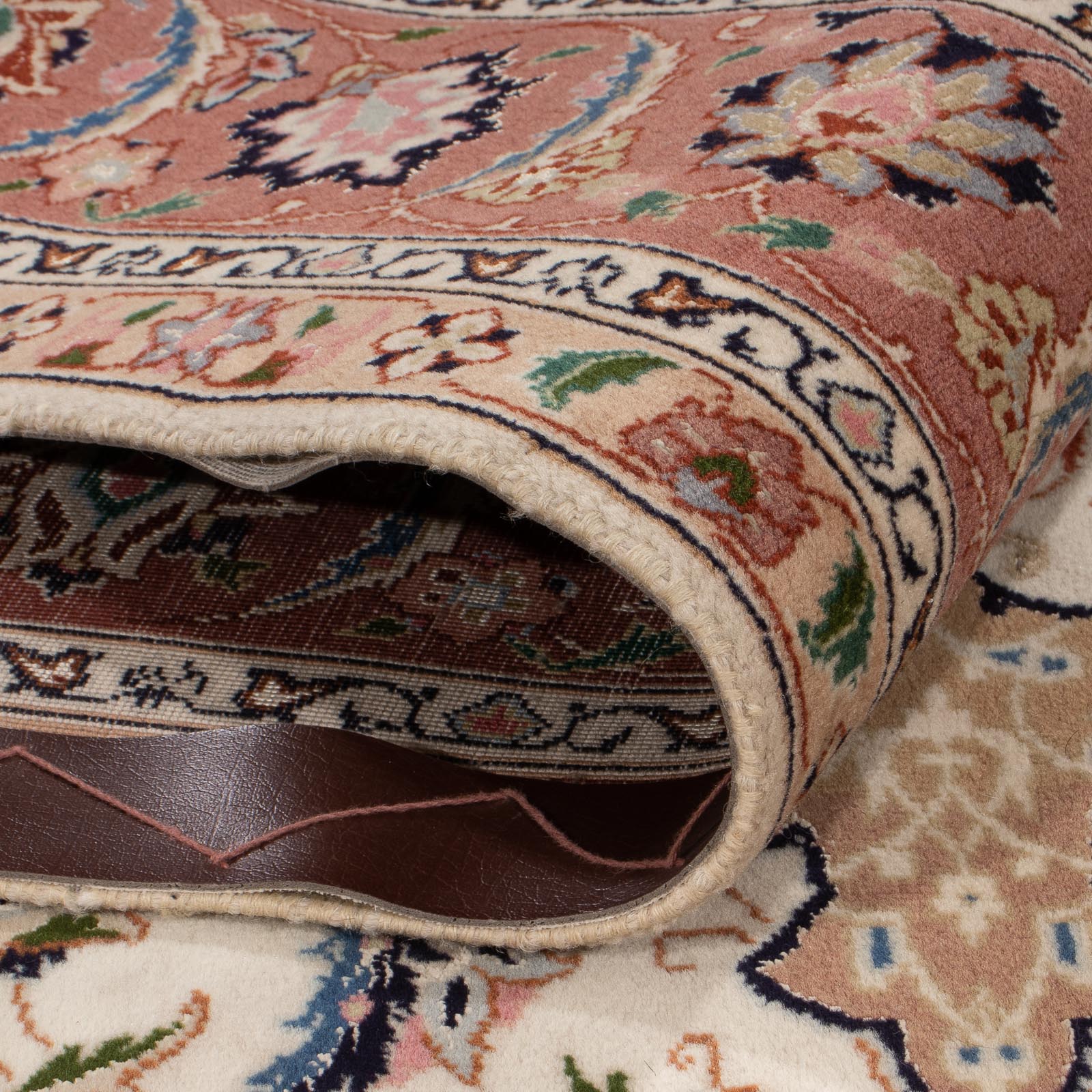 Persisk tæppe - Tabriz - Royal - 214 x 149 cm - creme