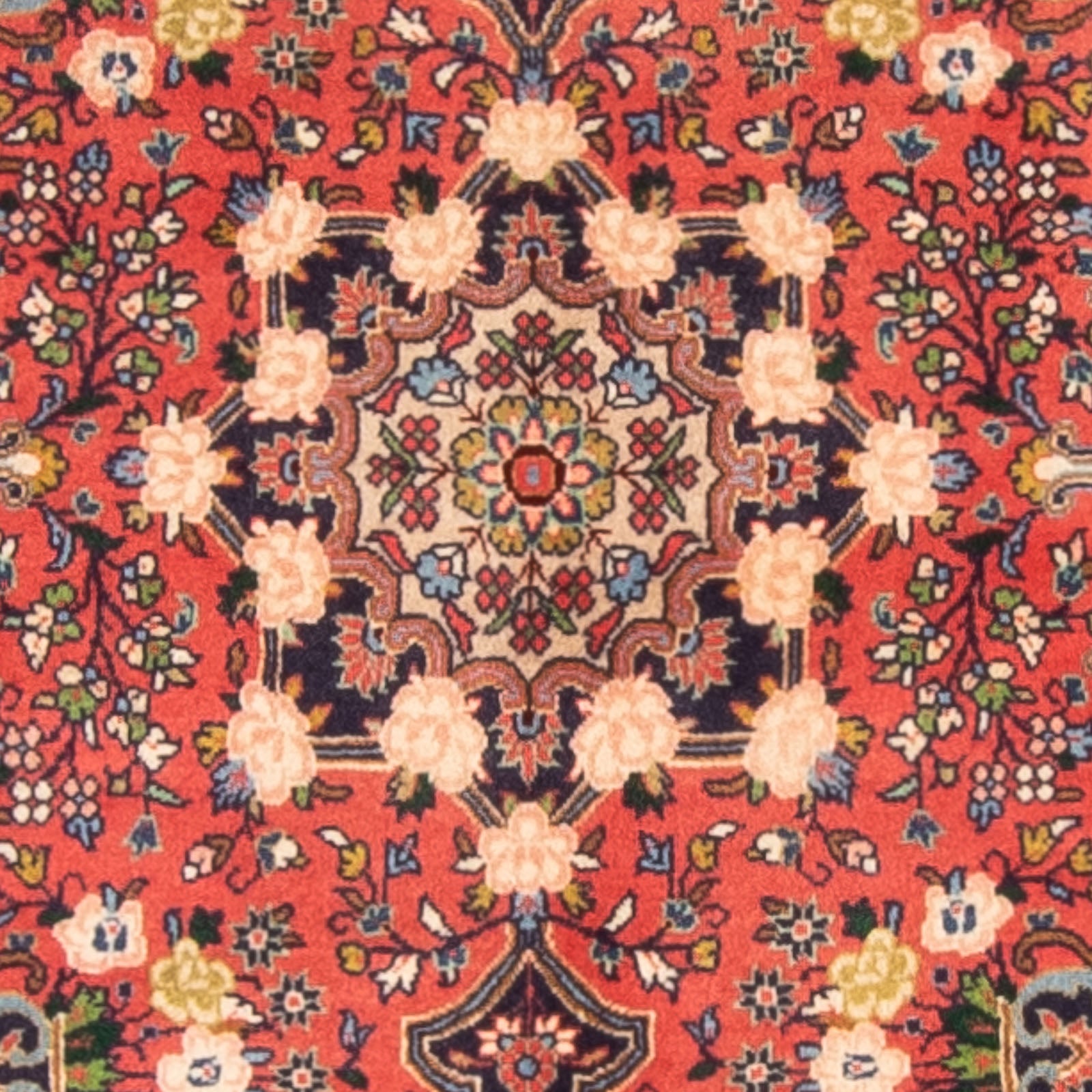 Persisk tæppe - Bijar - 160 x 110 cm - rød