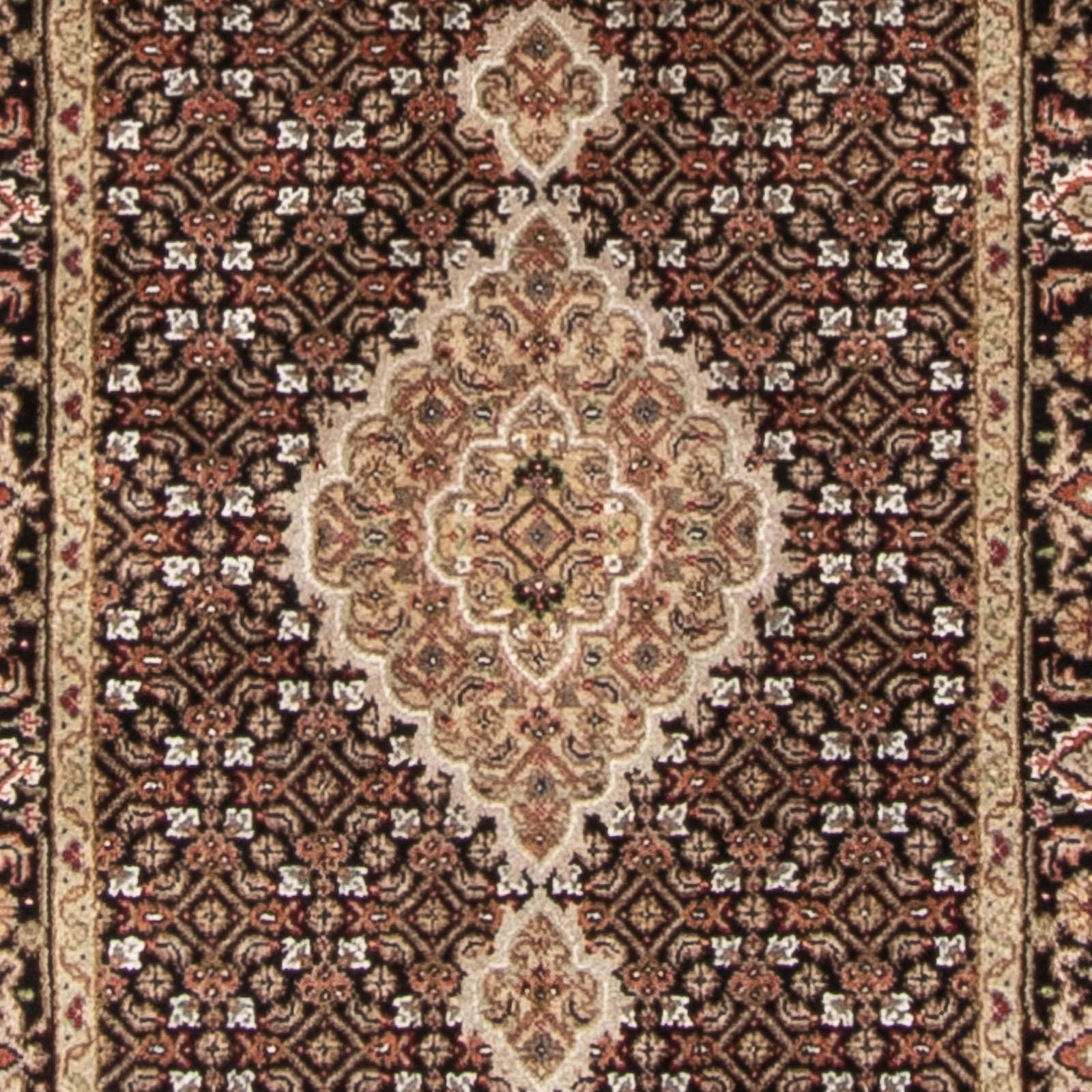 Løber Orientalsk tæppe - Tabriz - 372 x 81 cm - sort