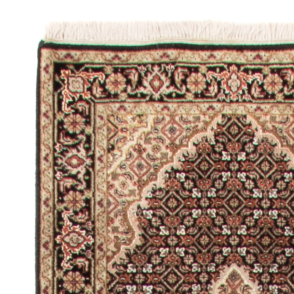 Løber Orientalsk tæppe - Tabriz - 372 x 81 cm - sort