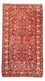 Løber Afghansk tæppe - 194 x 108 cm - rød