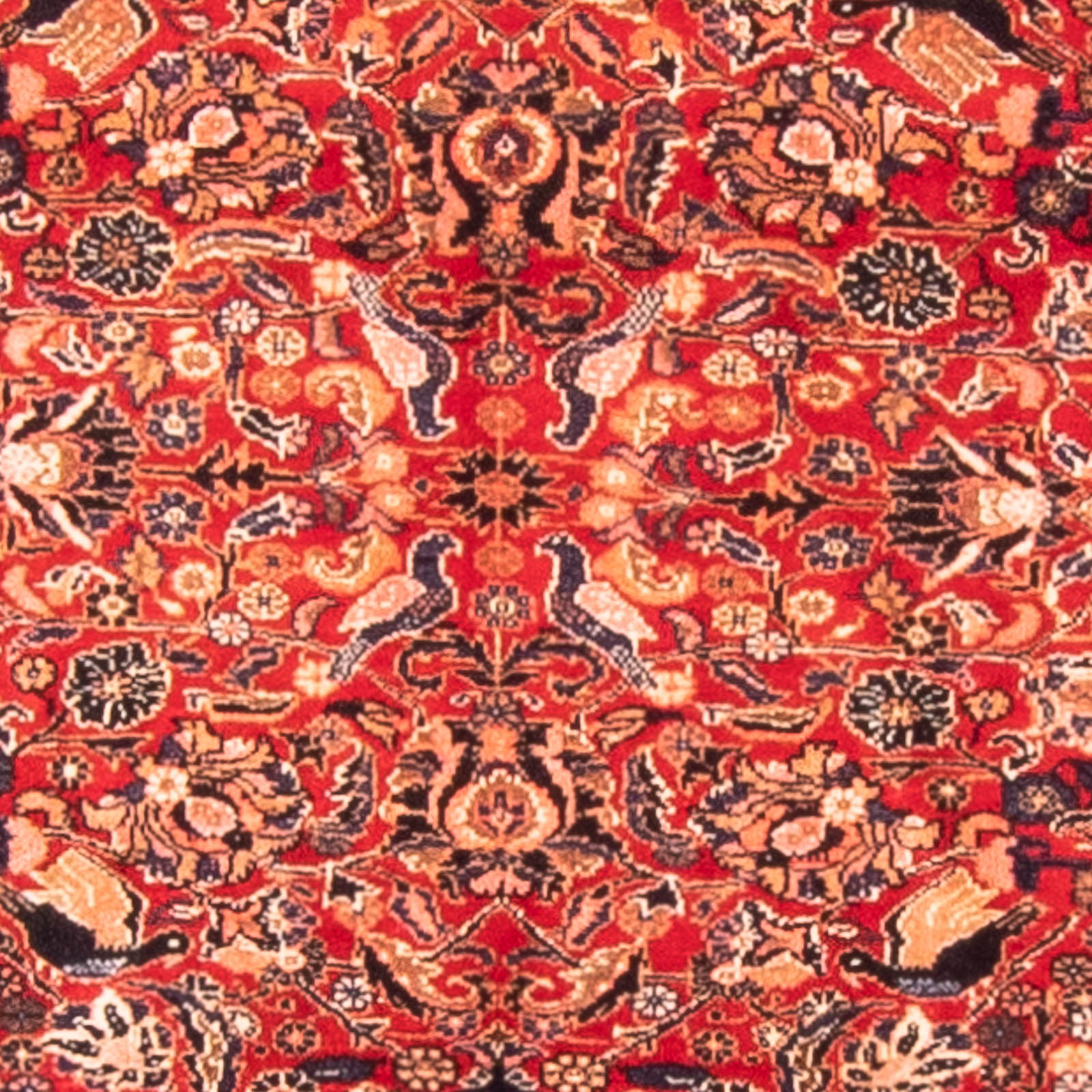 Løber Afghansk tæppe - 194 x 108 cm - rød