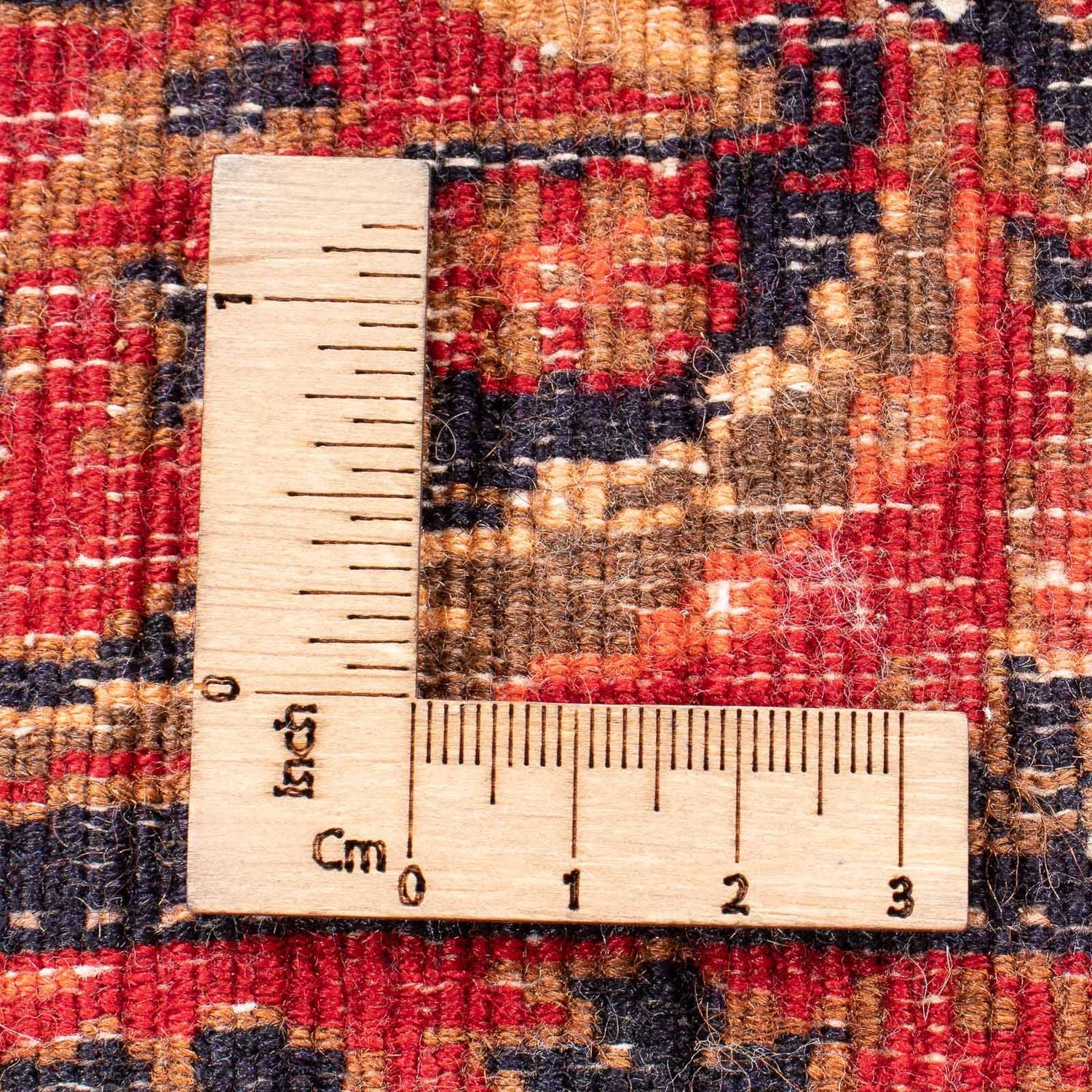 Løber Afghansk tæppe - 194 x 108 cm - rød