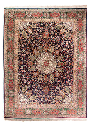 Persisk tæppe - Classic - 399 x 293 cm - mørkeblå