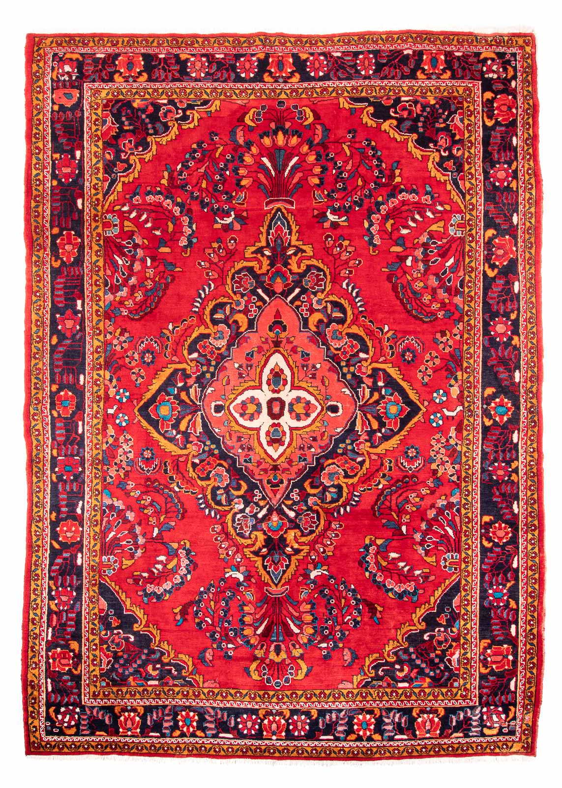 Persisk tæppe - Nomadisk - 341 x 242 cm - rød
