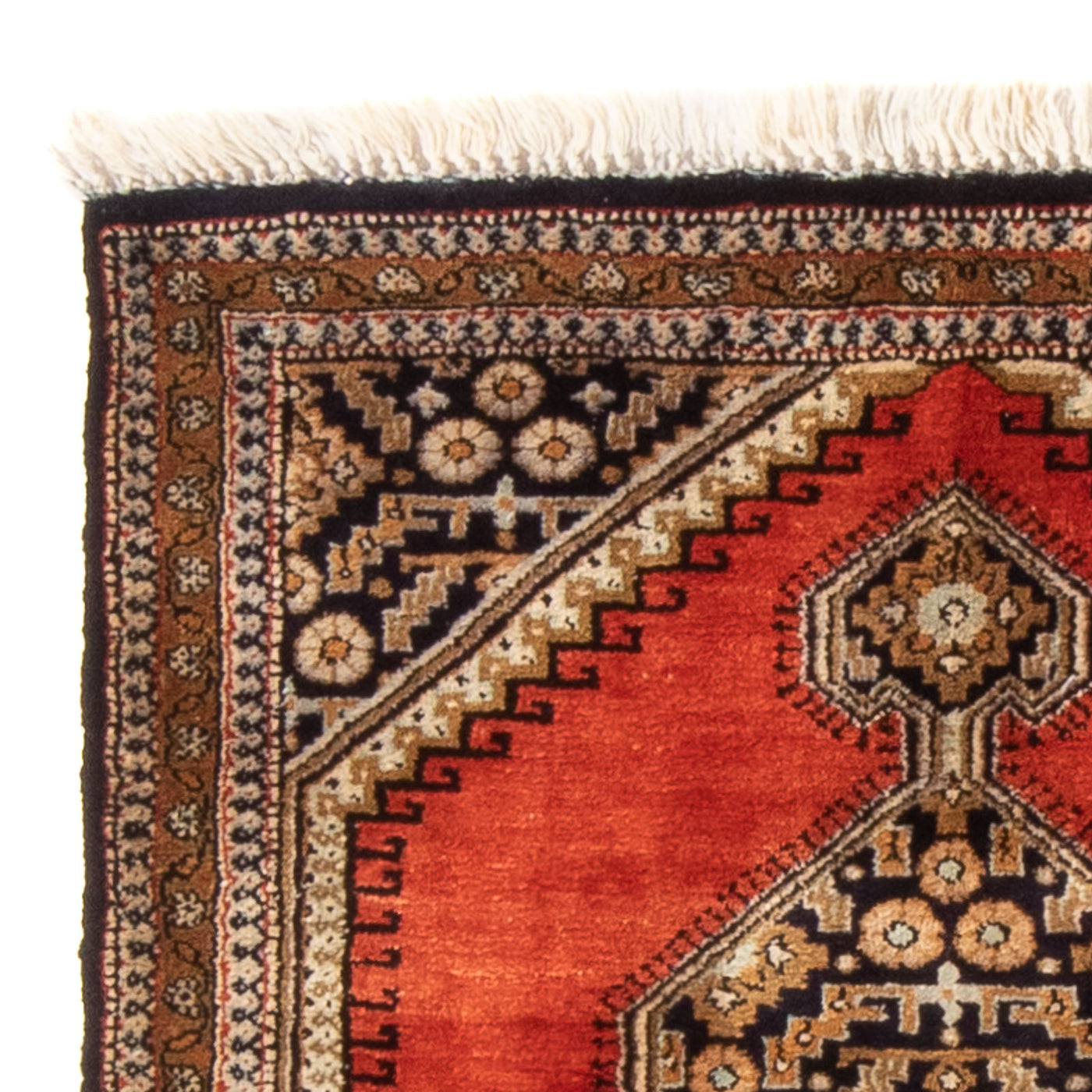 Qom silke Tæppe 77x56cm - Persisk tæppe