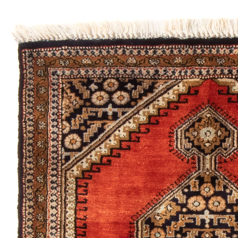 Silketæppe - Ghom Silk - Premium - 77 x 56 cm - orange