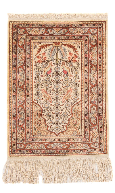 Hereke Tæppe 39x58cm - Orientalsk tæppe