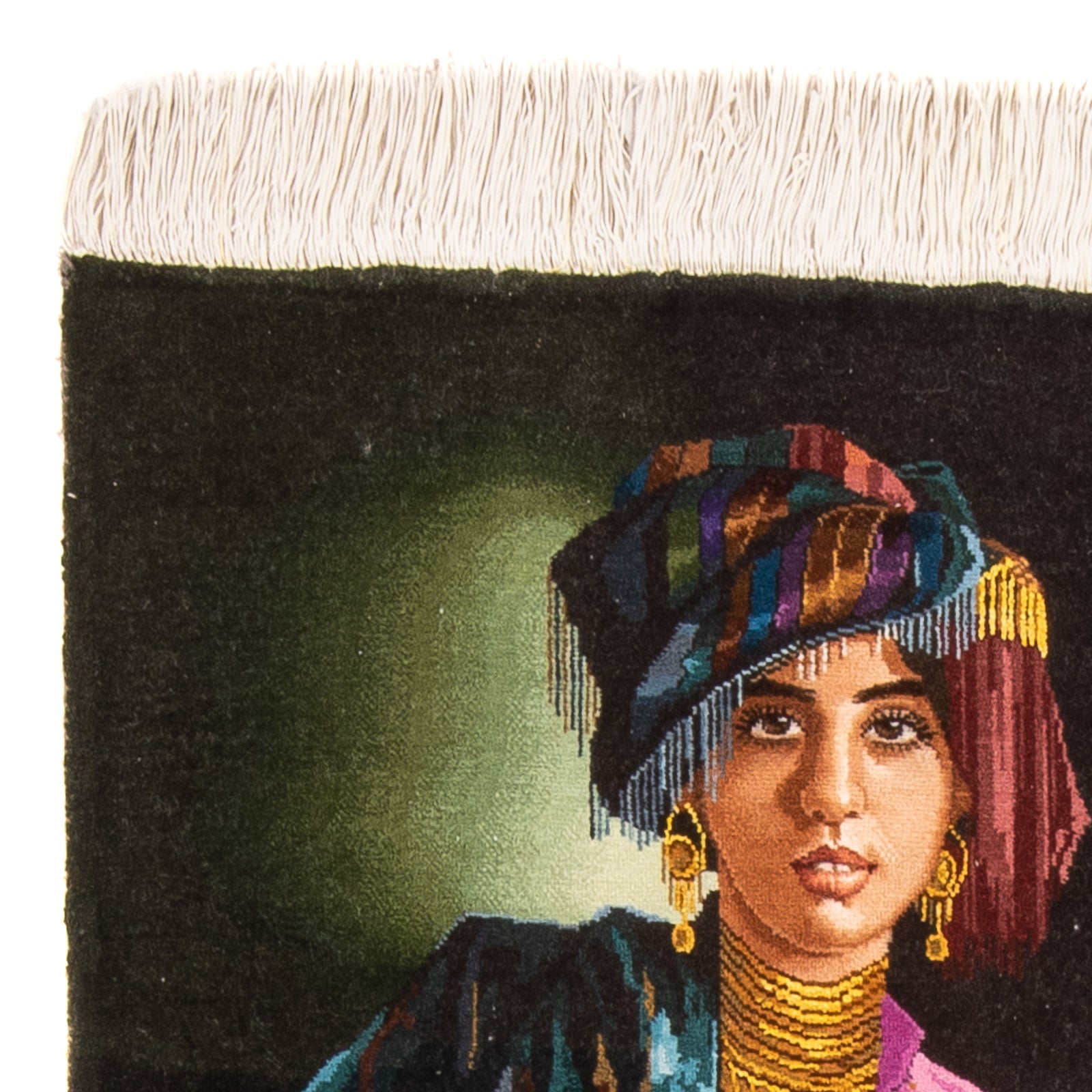 Persisk tæppe - Tabriz - 75 x 58 cm - flerfarvet