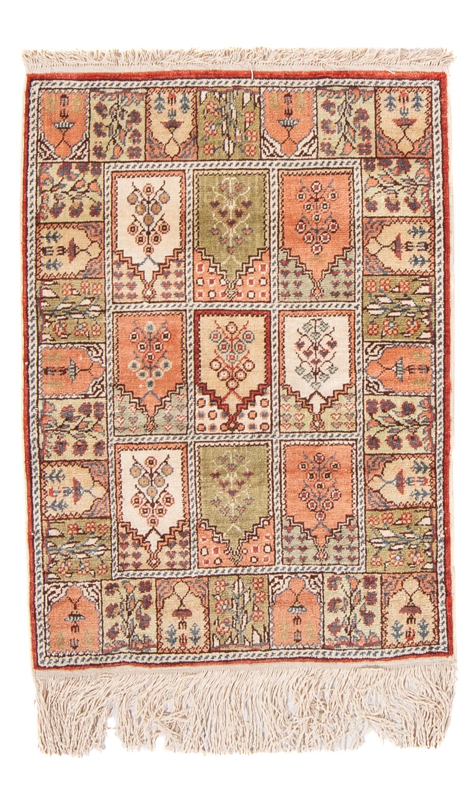 Orientalsk tæppe - Hereke - 59 x 45 cm - flerfarvet
