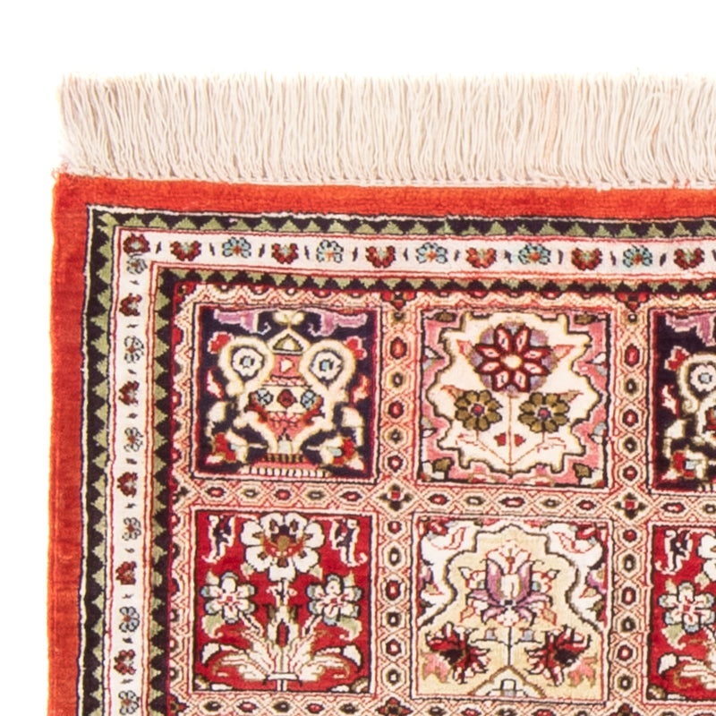 Silketæppe - Ghom Silk - Premium - 71 x 58 cm - flerfarvet
