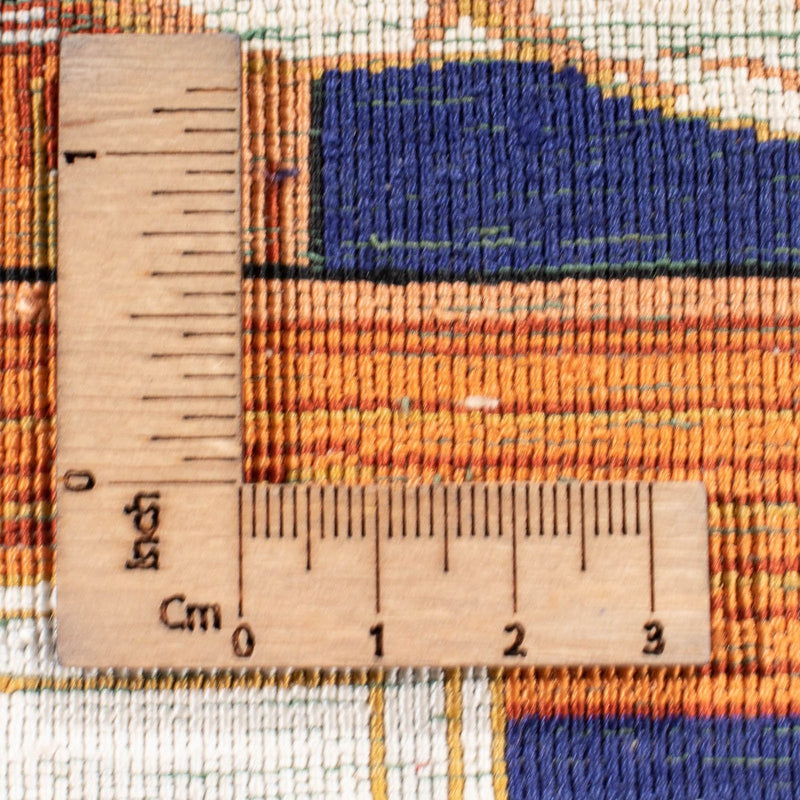 Silketæppe - Ghom Silk - Premium - 71 x 56 cm - mørkeblå