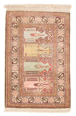 Orientalsk tæppe - Hereke - 61 x 41 cm - flerfarvet