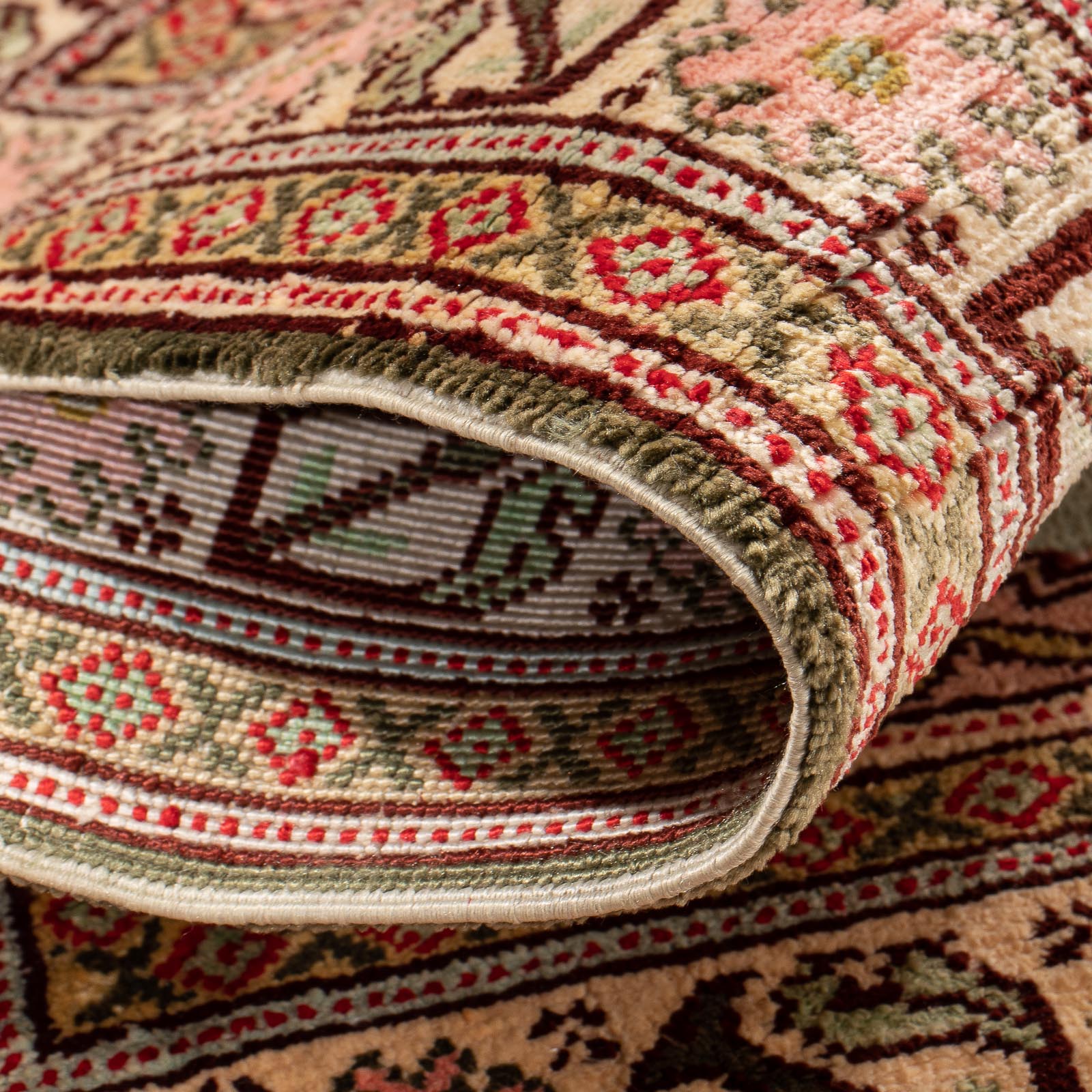 Orientalsk tæppe - Hereke - 61 x 41 cm - flerfarvet
