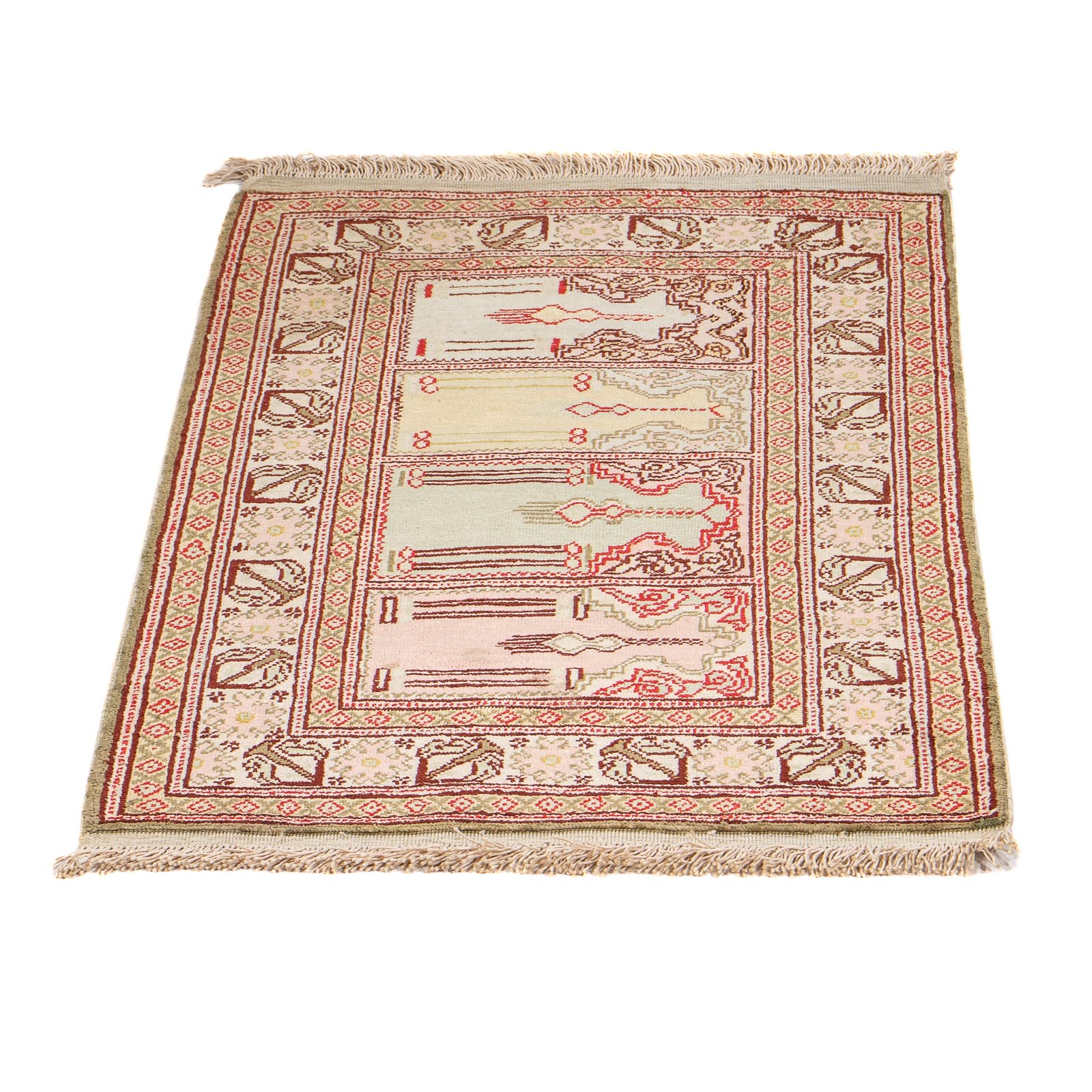 Orientalsk tæppe - Hereke - 61 x 41 cm - flerfarvet