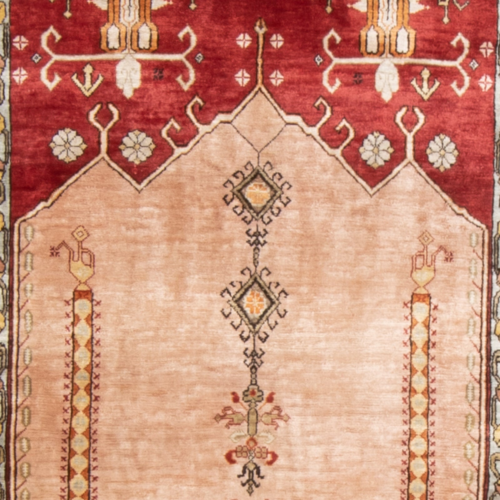 Orientalsk tæppe - Hereke - 119 x 72 cm - flerfarvet