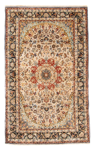 Silketæppe - China Silk - 154 x 94 cm - flerfarvet