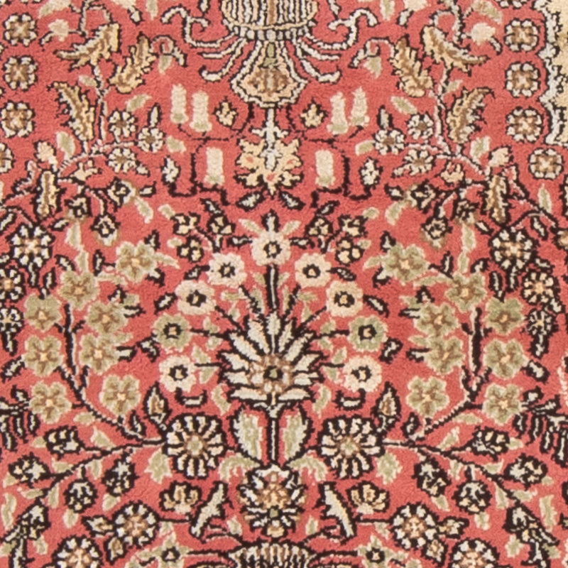 Silketæppe - China Silk - 86 x 64 cm - rød