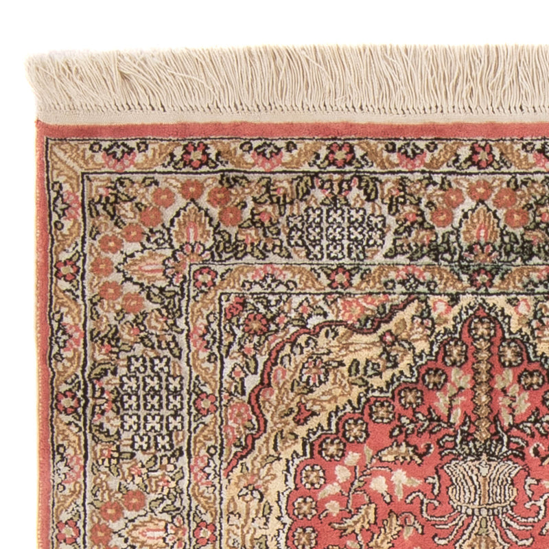 Silketæppe - China Silk - 86 x 64 cm - rød