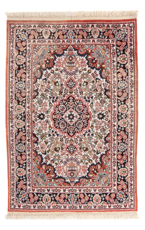Silketæppe - China Silk - 91 x 63 cm - beige