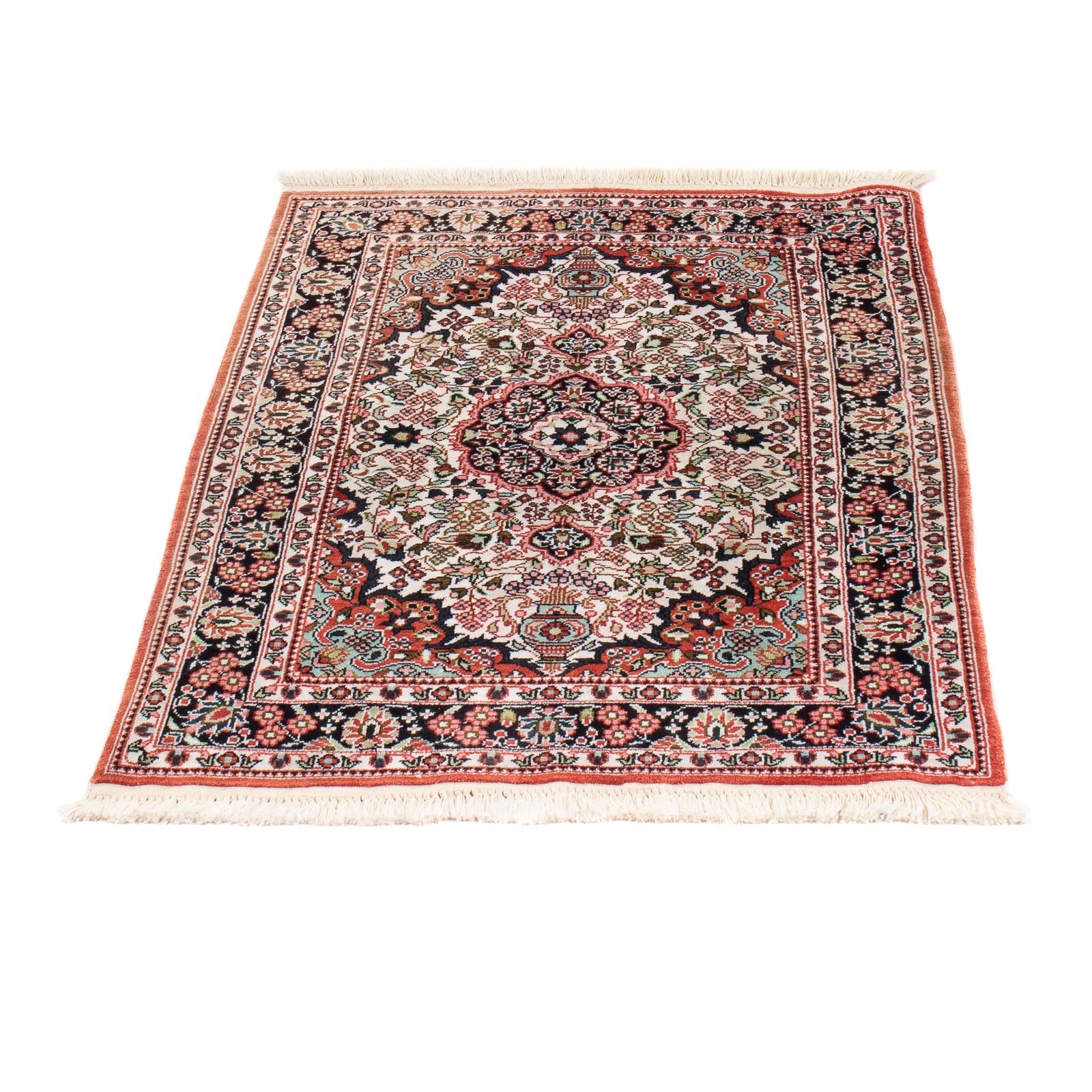 Silketæppe - China Silk - 91 x 63 cm - beige