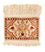 Orientalsk tæppe - Hereke firkantet  - 17 x 25 cm - beige